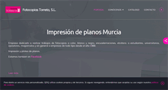 Desktop Screenshot of fotocopiastorretamurcia.com