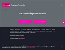 Tablet Screenshot of fotocopiastorretamurcia.com